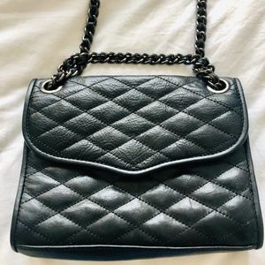 REBECCA MINKOFF QUILT BLACK CROSSBODY